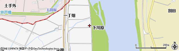 宮城県角田市小坂下川原周辺の地図