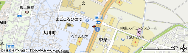 すき家７号胎内店周辺の地図