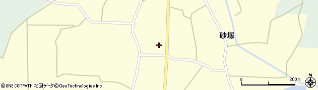 梨郷赤湯停車場線周辺の地図