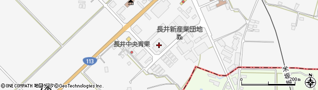 山形県長井市今泉110周辺の地図