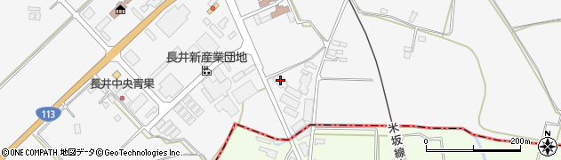 山形県長井市今泉64周辺の地図