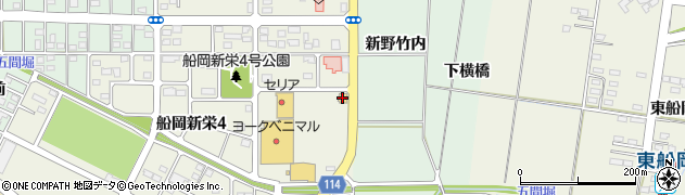平禄寿司宮城柴田船岡店周辺の地図