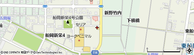 平禄寿司船岡店周辺の地図