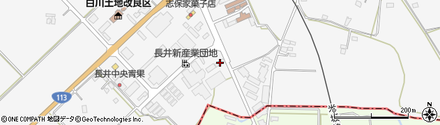 山形県長井市今泉555周辺の地図