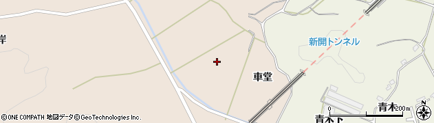 宮城県大河原町（柴田郡）堤（車堂）周辺の地図