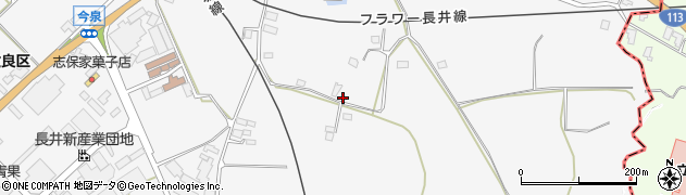 山形県長井市今泉1810周辺の地図