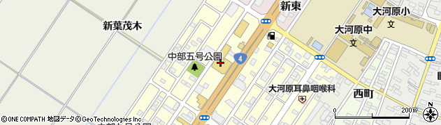 ブックオフ４号宮城大河原店周辺の地図
