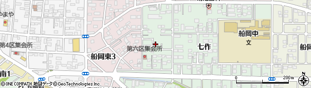 宮城県柴田郡柴田町船岡東町の口周辺の地図