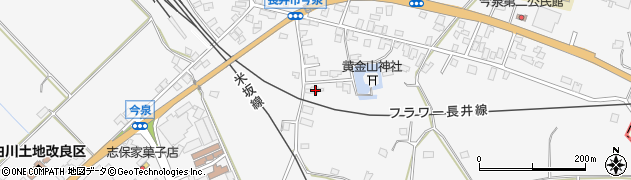 山形県長井市今泉740周辺の地図