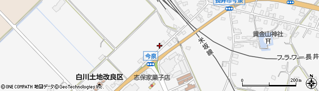 山形県長井市今泉681周辺の地図