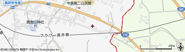 山形県長井市今泉1193周辺の地図