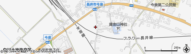 山形県長井市今泉706周辺の地図