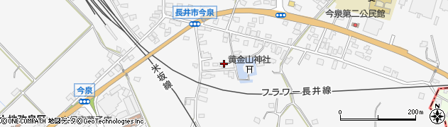 山形県長井市今泉751周辺の地図