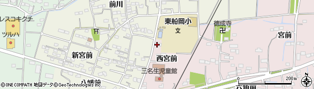 宮城県柴田郡柴田町中名生西宮前60周辺の地図
