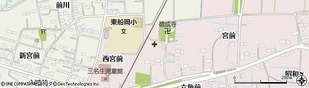宮城県柴田郡柴田町中名生西宮前23周辺の地図