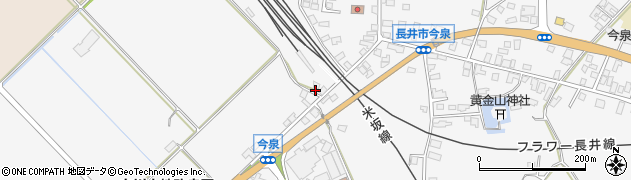山形県長井市今泉711周辺の地図