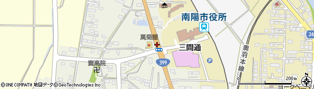南陽市役所前周辺の地図