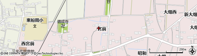宮城県柴田郡柴田町中名生宮前169周辺の地図