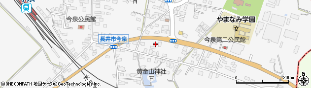 山形県長井市今泉1148周辺の地図