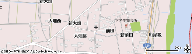 宮城県柴田郡柴田町下名生大畑脇74周辺の地図
