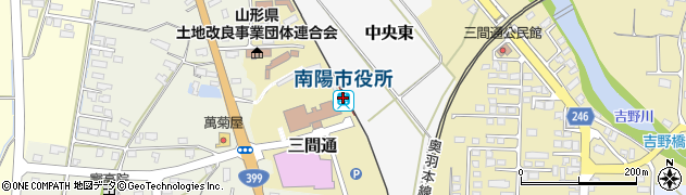 南陽市役所駅周辺の地図