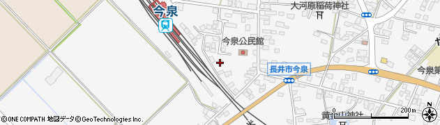 山形県長井市今泉766周辺の地図
