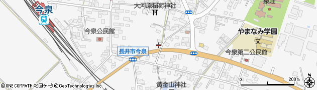 山形県長井市今泉1165周辺の地図