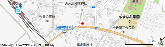 山形県長井市今泉1164周辺の地図