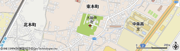 新潟県胎内市東本町14周辺の地図