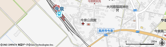 山形県長井市今泉1006周辺の地図