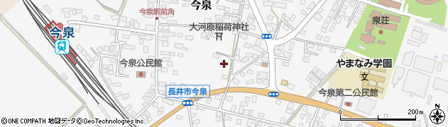 山形県長井市今泉1177周辺の地図