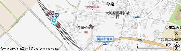山形県長井市今泉1022周辺の地図