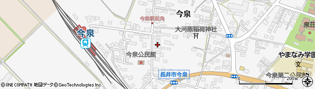 山形県長井市今泉1085周辺の地図