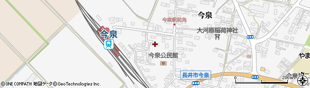 山形県長井市今泉1020周辺の地図