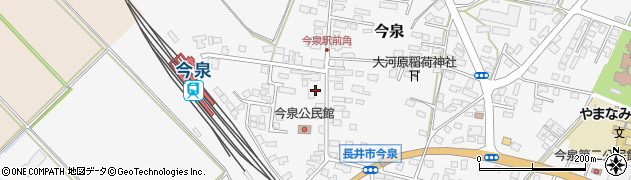 山形県長井市今泉1032周辺の地図