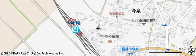 山形県長井市今泉1027周辺の地図