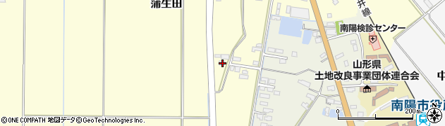 山形県南陽市蒲生田1958周辺の地図