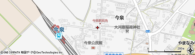 山形県長井市今泉1040周辺の地図