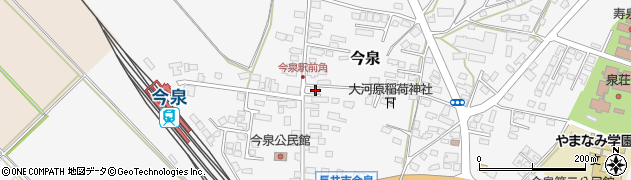 山形県長井市今泉1096周辺の地図