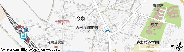 山形県長井市今泉1124周辺の地図