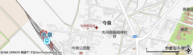 山形県長井市今泉1106周辺の地図