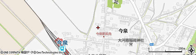 山形県長井市今泉1053周辺の地図