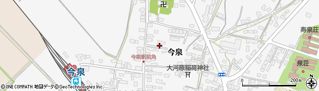 山形県長井市今泉1113周辺の地図
