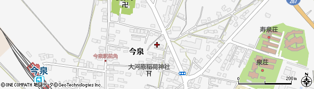 山形県長井市今泉1128周辺の地図