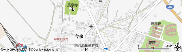 山形県長井市今泉1134周辺の地図