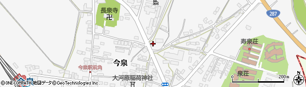 山形県長井市今泉1358周辺の地図
