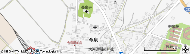 山形県長井市今泉1122周辺の地図