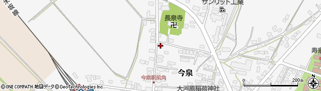 山形県長井市今泉1121周辺の地図