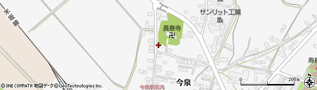 山形県長井市今泉1424周辺の地図