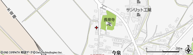 山形県長井市今泉1061周辺の地図
